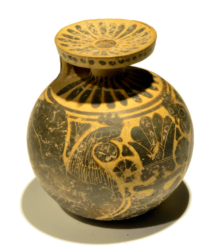 Corinthian Spherical Pottery Aryballos
