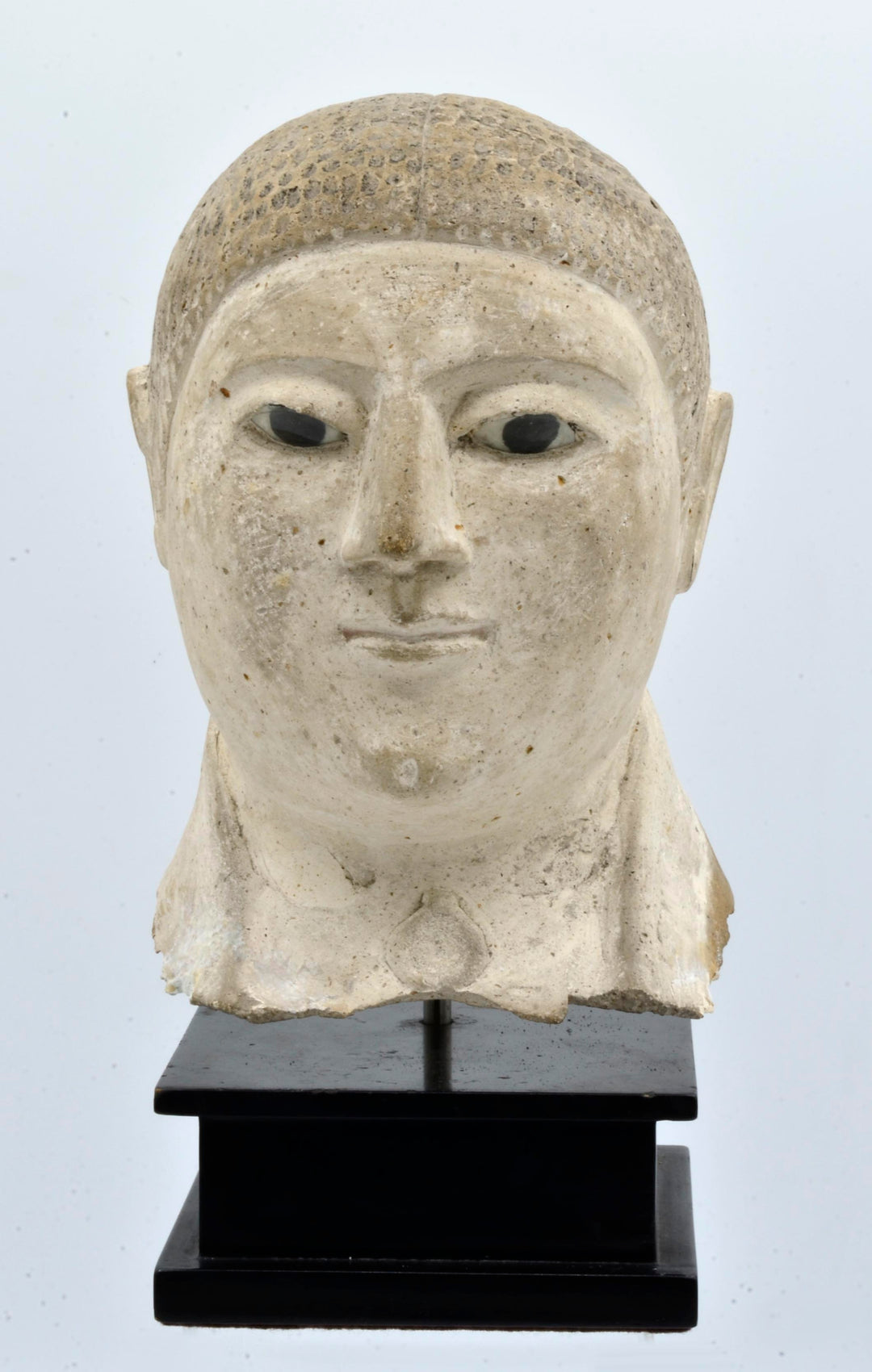 Roman Egyptian Plaster Male Portrait Mask