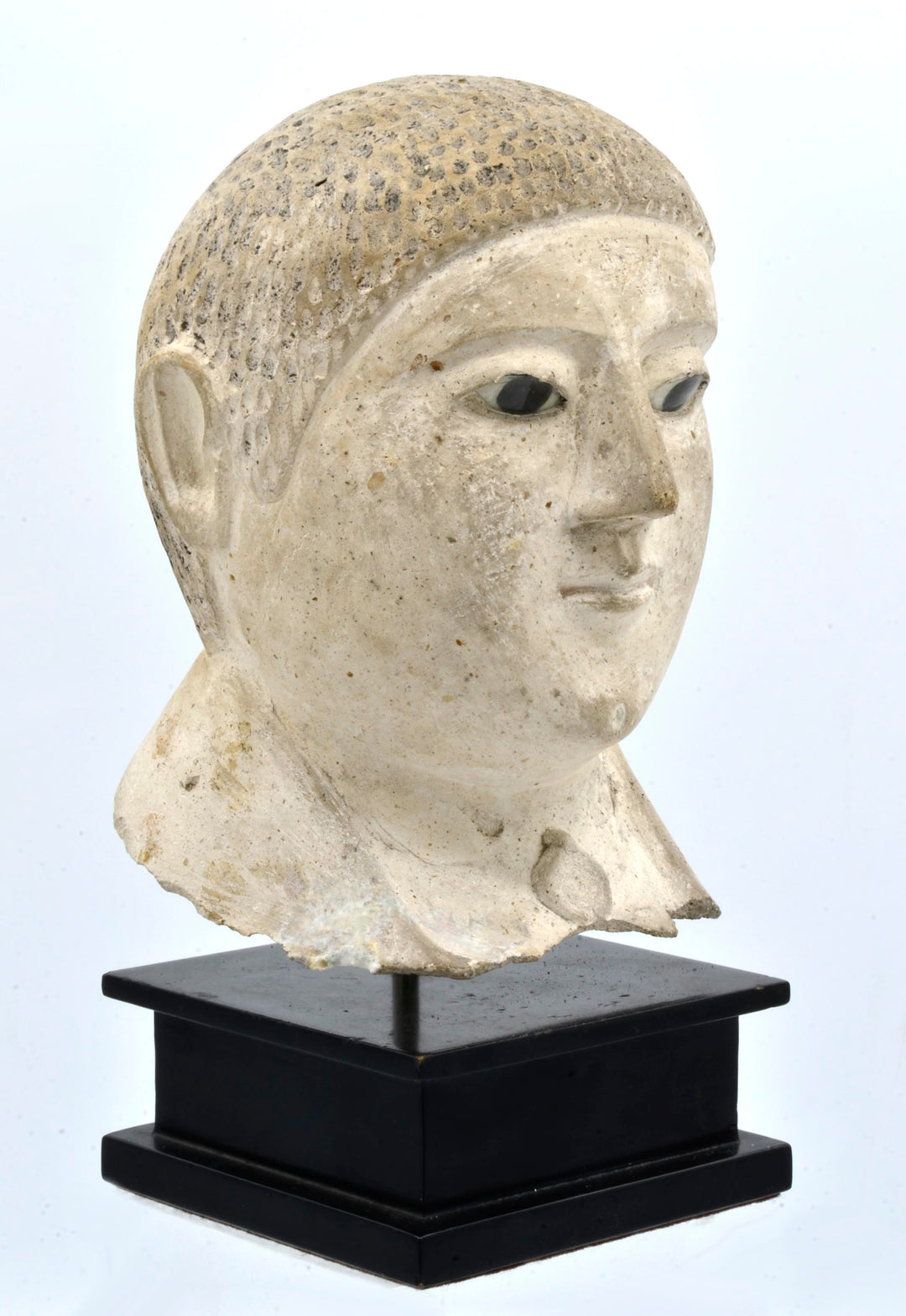 Roman Egyptian Plaster Male Portrait Mask