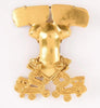 Cocle Cast 22k Gold Frog - Art for Eternity