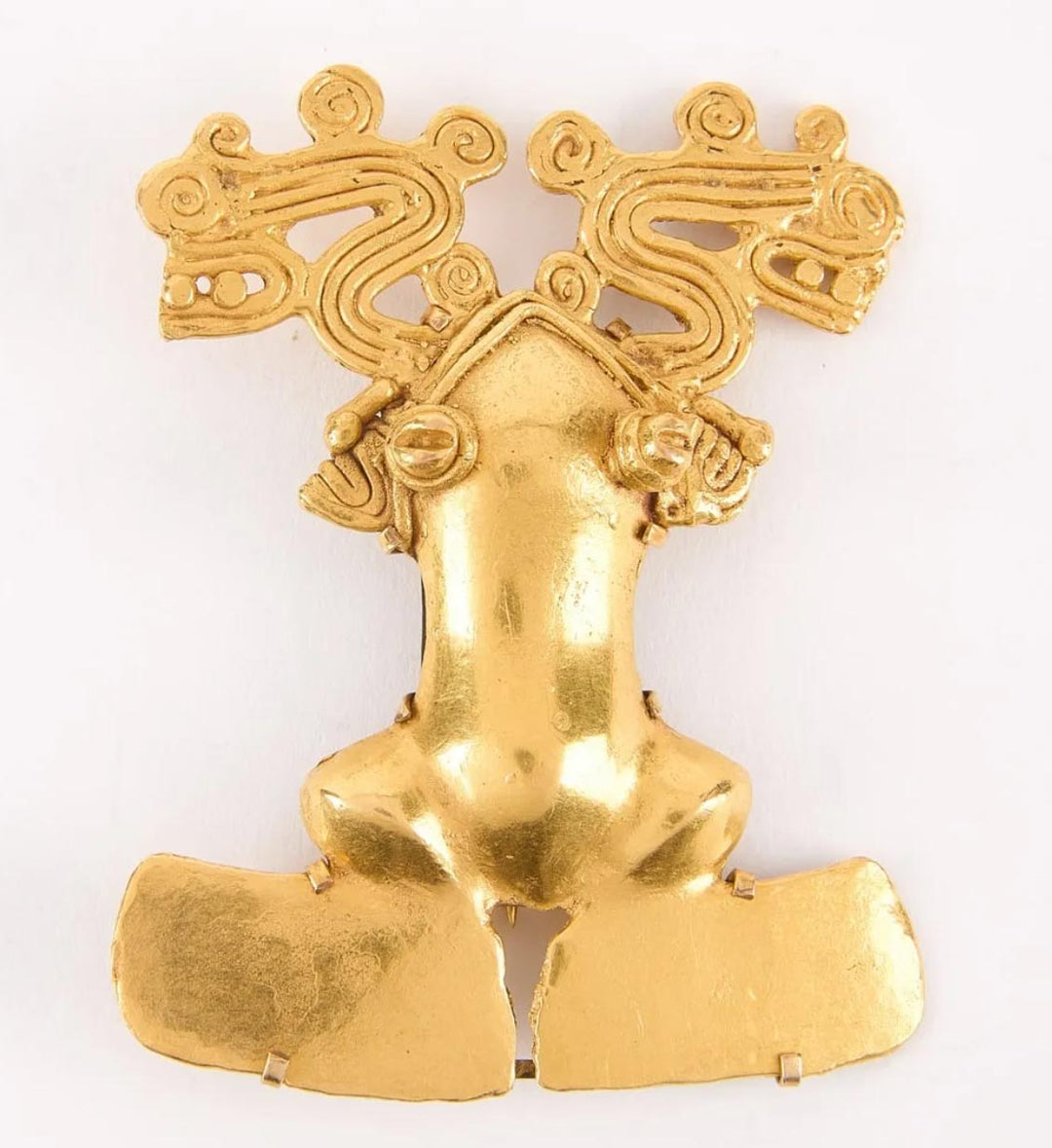 Cocle Cast 22k Gold Frog