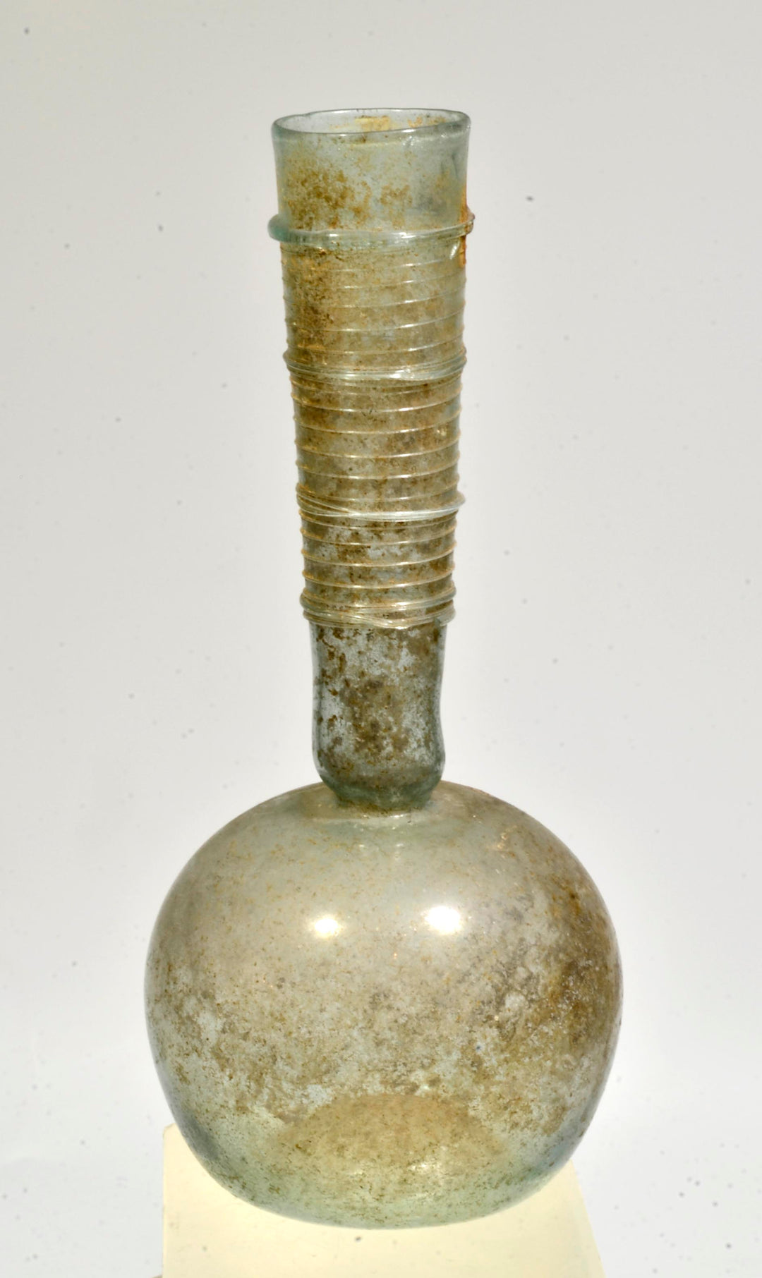 Roman Green Glass Perfume Bottle