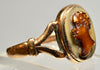 Antique Agate Cameo Ring Bust of a Youth