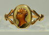 Antique Agate Cameo Ring Bust of a Youth