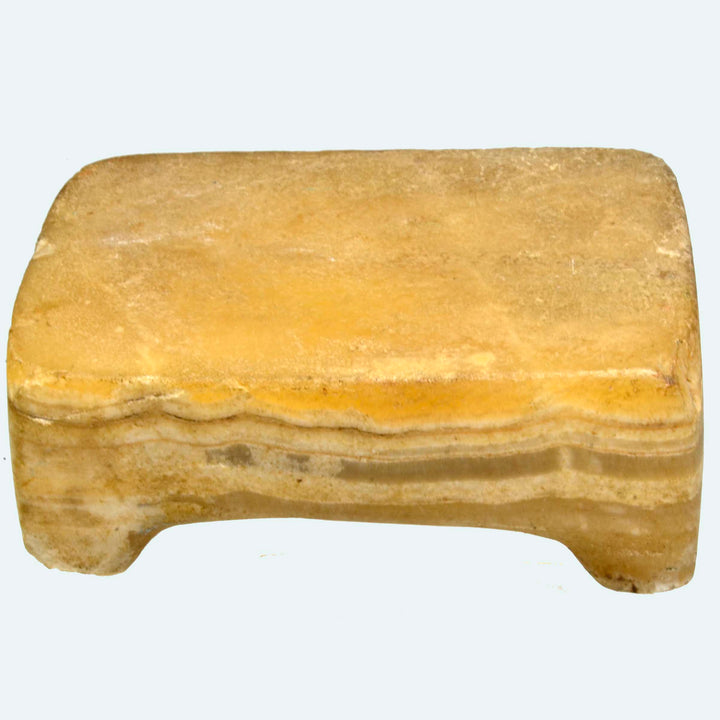 Egyptian Alabaster Rectangular Raised Palette