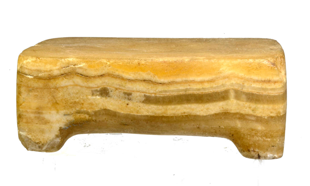 Egyptian Alabaster Rectangular Raised Palette