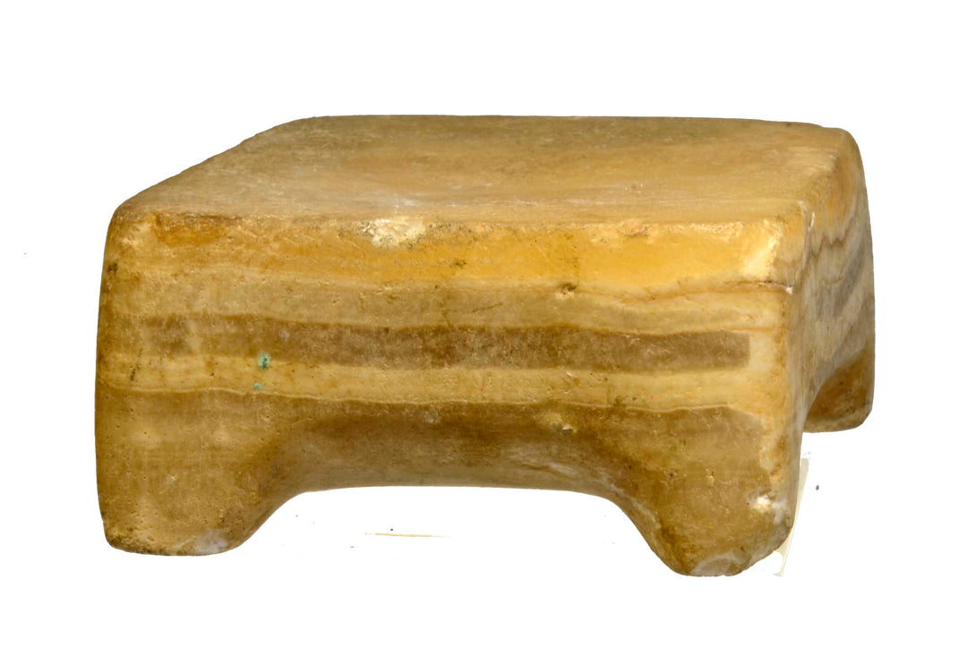 Egyptian Alabaster Rectangular Raised Palette