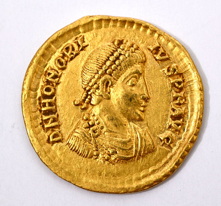 Roman Gold Solidus of Honorius