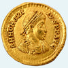 Roman Gold Solidus of Honorius