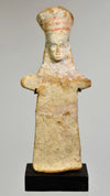 Greek Archaic Polychrome Painted Pottery Goddess
