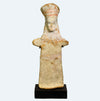 Greek Archaic Polychrome Painted Pottery Goddess
