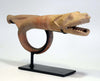 Moche Pottery Jaguar Headed Trumpet - Art for Eternity