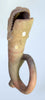 Moche Pottery Jaguar Headed Trumpet - Art for Eternity