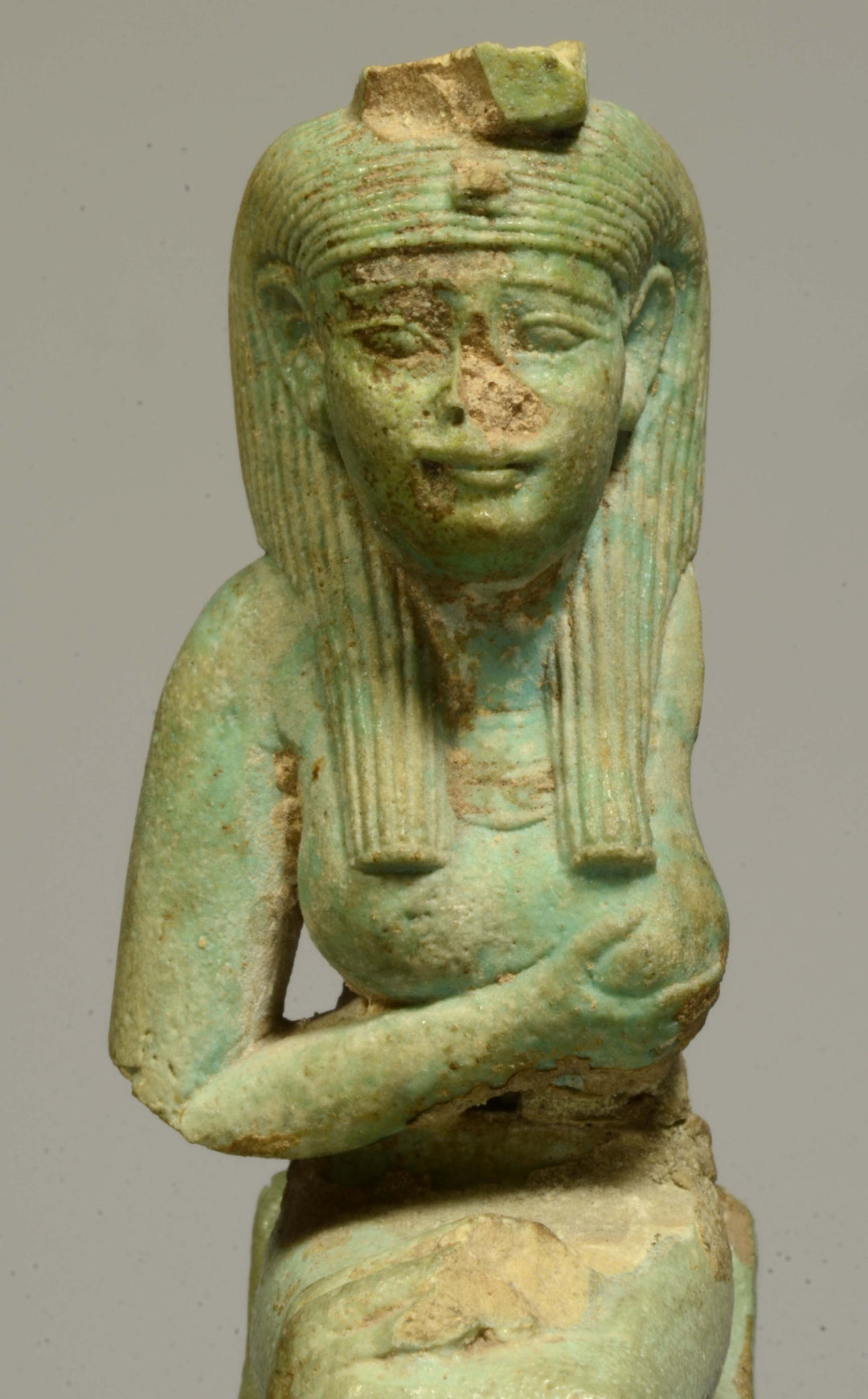 Egyptian Faience Mother Goddess Isis