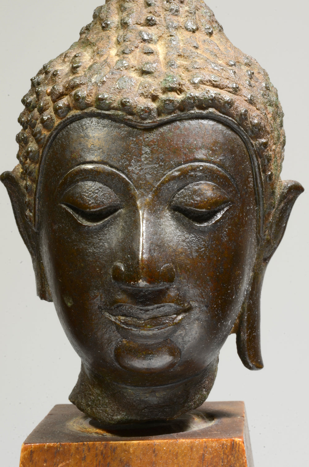 Thai Ayuthia Bronze Head of Buddha - Art for Eternity