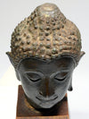 Thai Ayuthia Bronze Head of Buddha - Art for Eternity