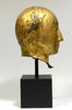 Tibetan Gilt Copper Lifesize Head of a Lohan - Art for Eternity