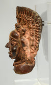 Nepalese Terracotta Mask of Bhairava