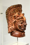 Nepalese Terracotta Mask of Bhairava