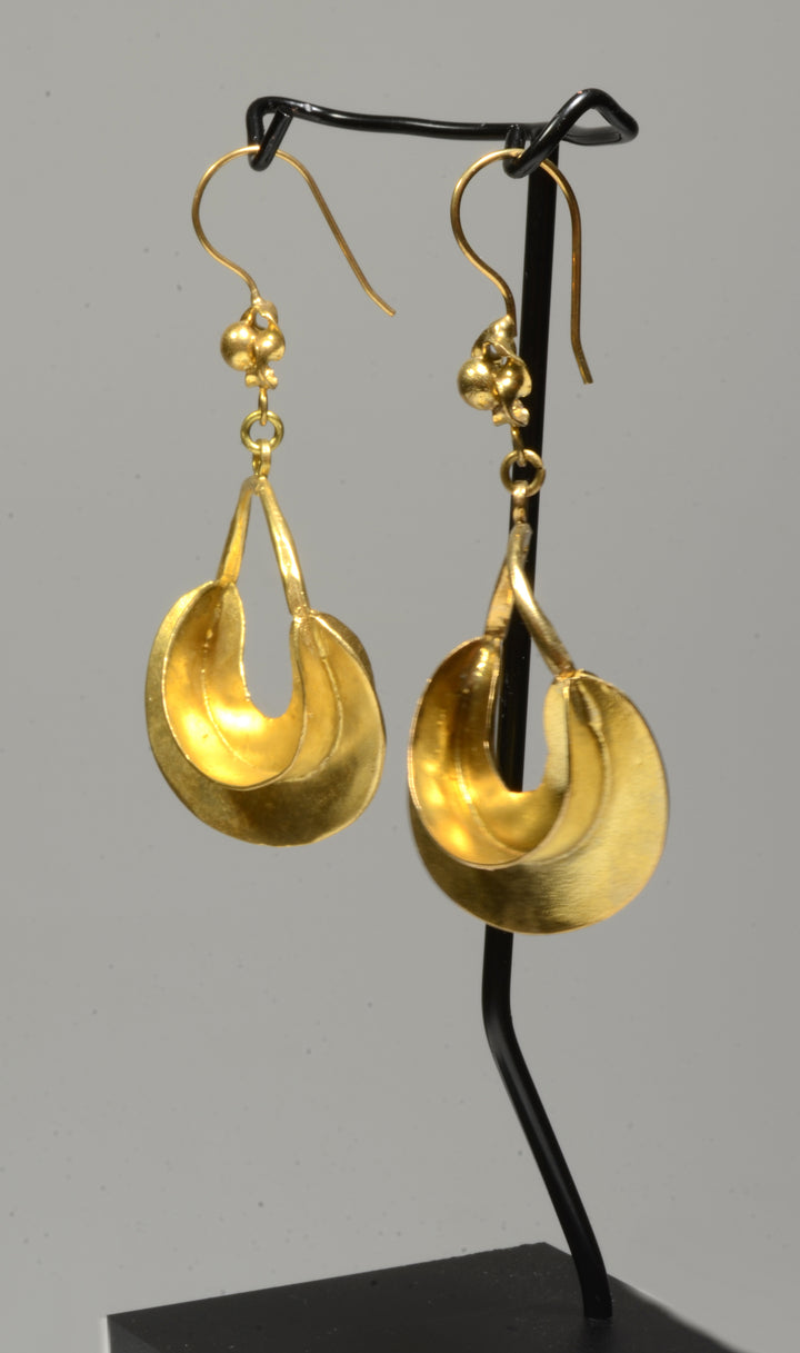 Fulani Gilt Copper Earrings