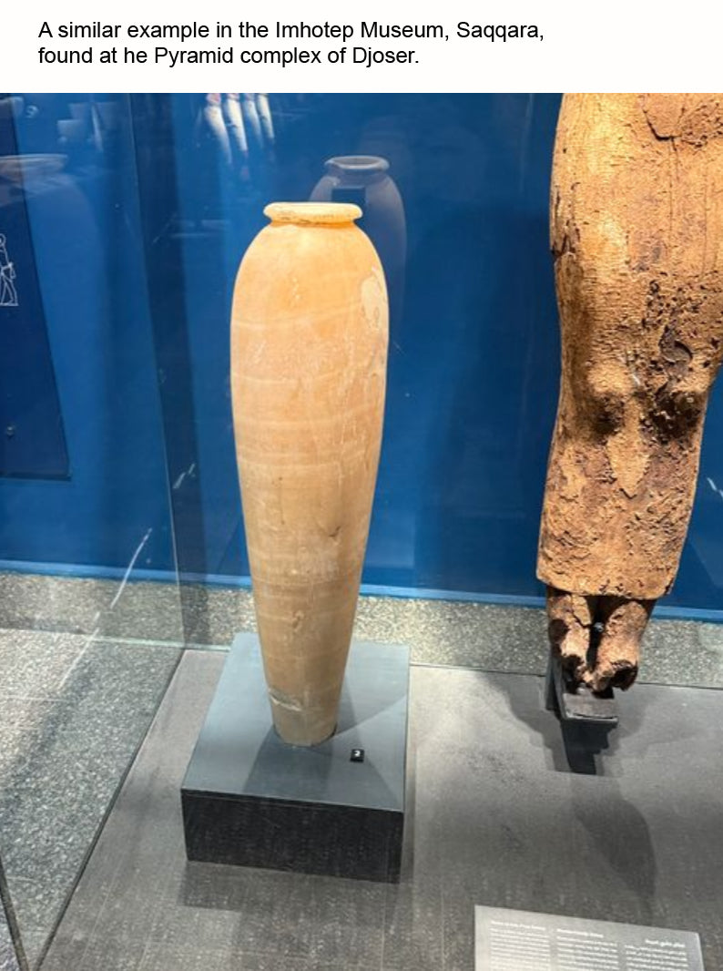 Amazing Egyptian Alabaster Jar