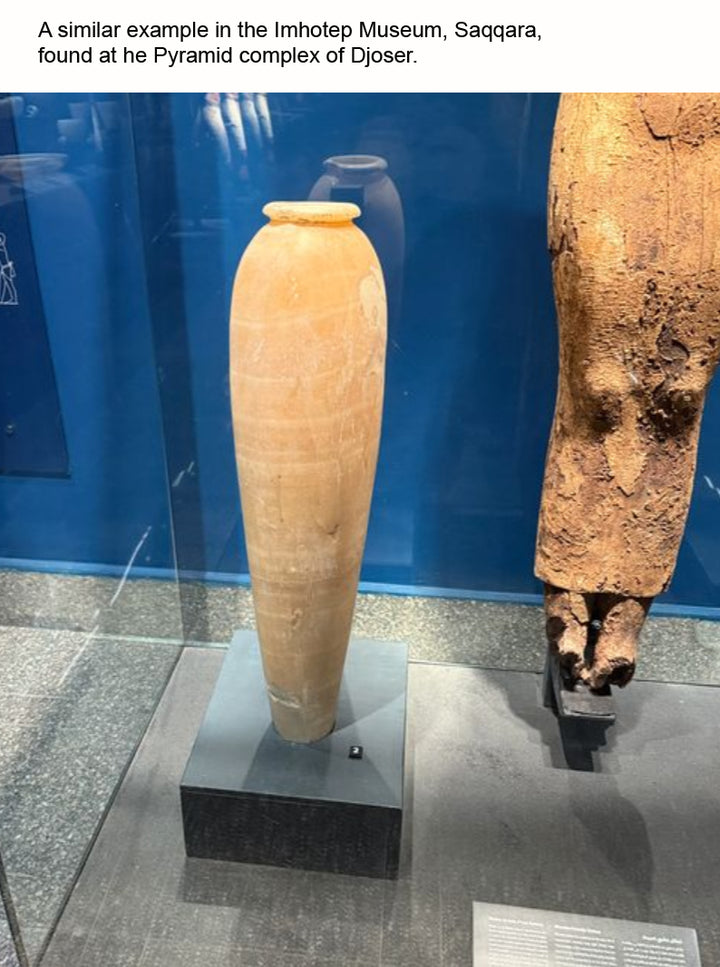Amazing Egyptian Alabaster Jar