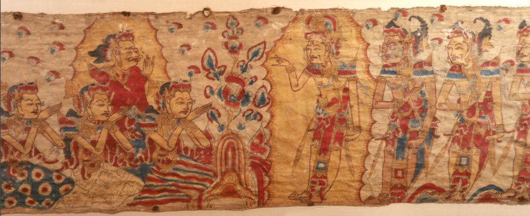 Balinese Painted Cloth Temple Banner