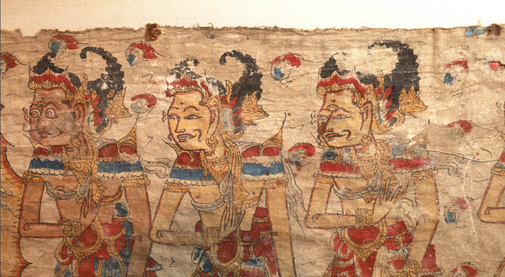 Balinese Painted Cloth Temple Banner