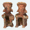 Published Nayarit Pottery Ixtlan del Rio Seated Pair - Art for Eternity