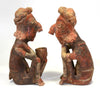 Published Nayarit Pottery Ixtlan del Rio Seated Pair - Art for Eternity