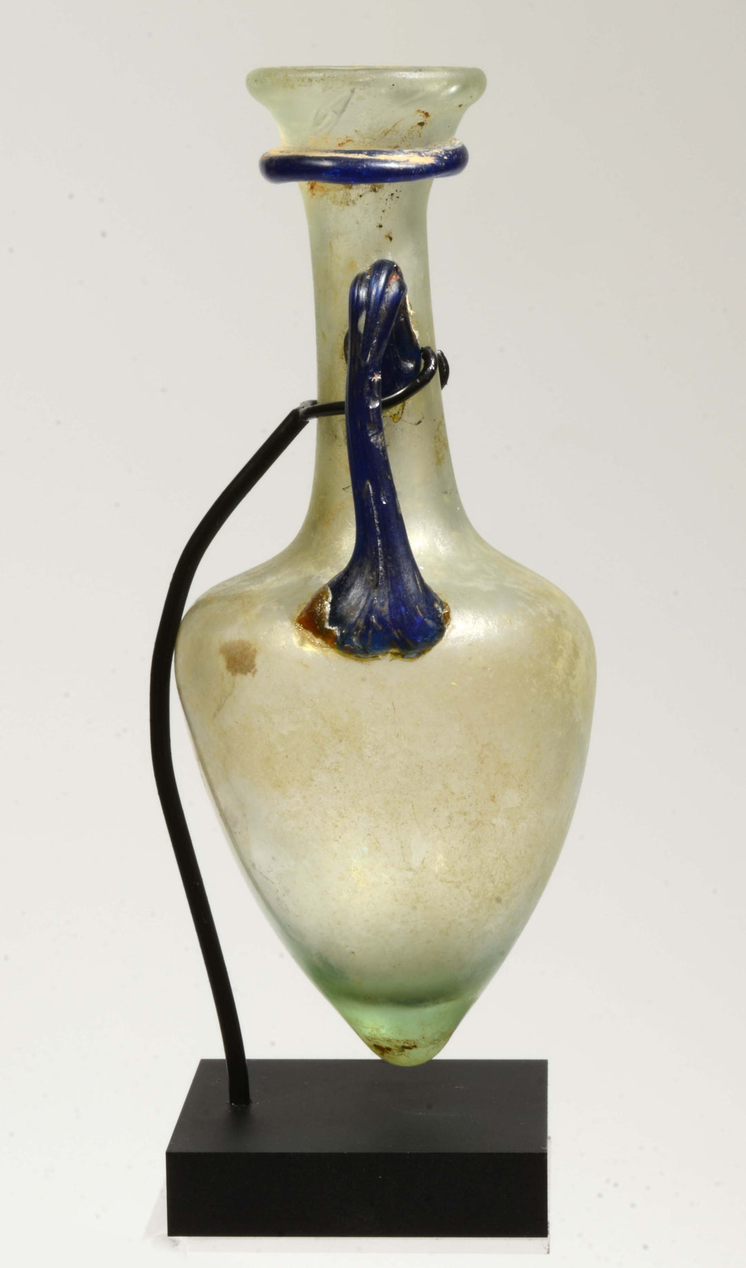 Roman Two Tone Glass Handled Amphoriskos