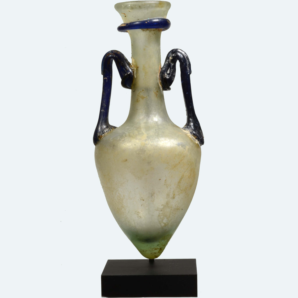 Roman Two Tone Glass Handled Amphoriskos - Art for Eternity