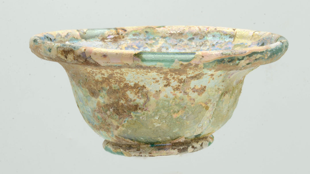 Roman Green Glass Patella Cup - Art for Eternity