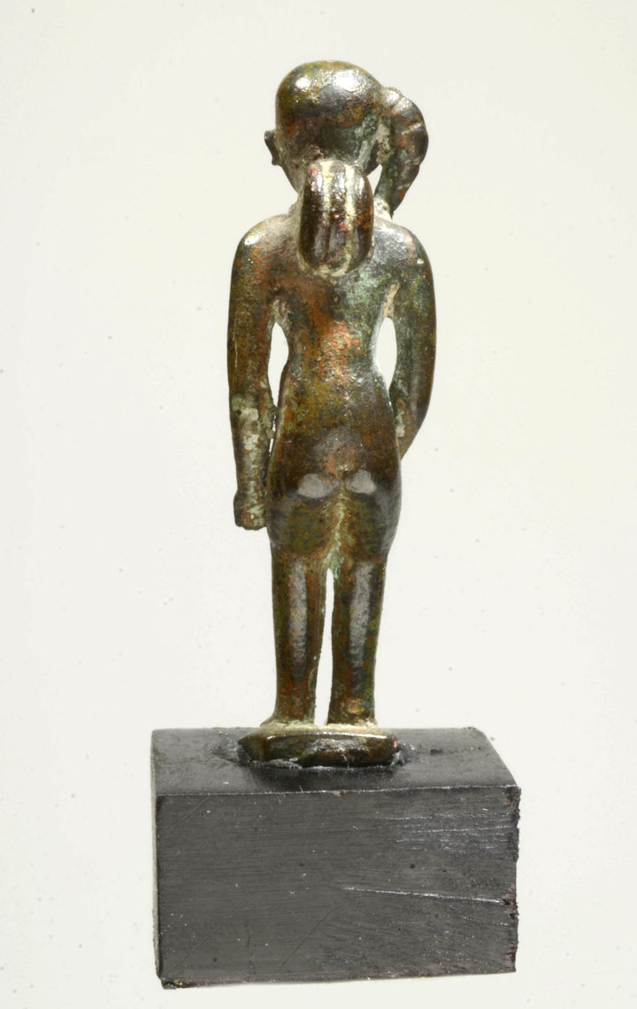 Egyptian Bronze Cast Amuletic Prince Horus