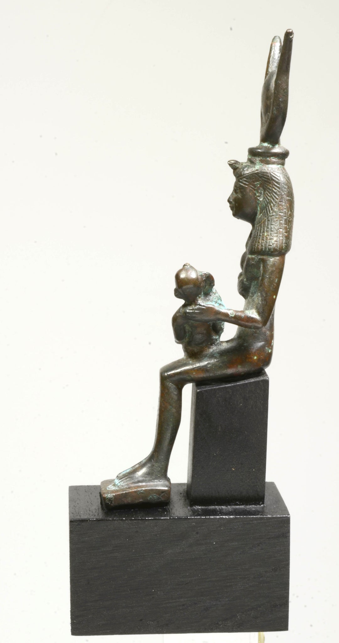 Egyptian Bronze Isis &amp; Horus