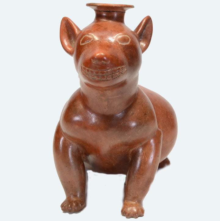 Colima Pottery Seated Dog