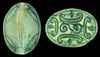 Egyptian Green Glaze Steatite Scarabiod Cowrie - Art for Eternity