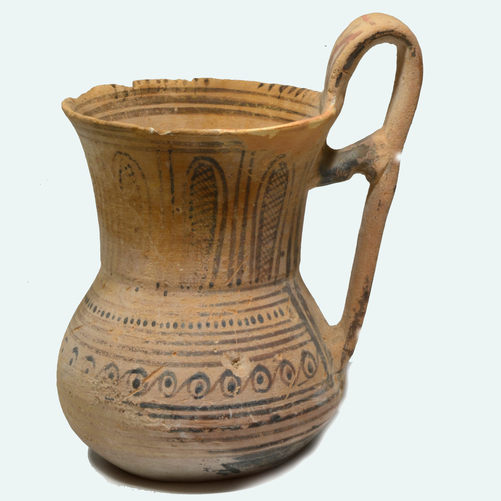 Greek Geometric Pottery Tankard Oinochoe - Art for Eternity