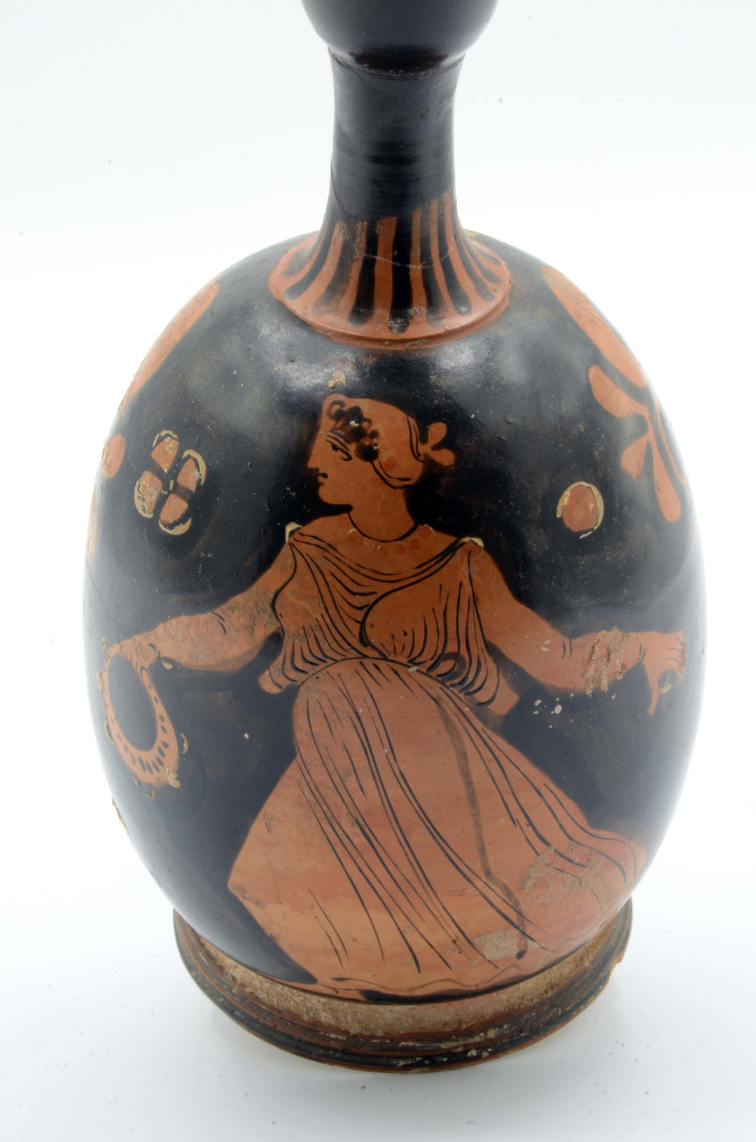 Apulian Red Figure Squat Lekythos