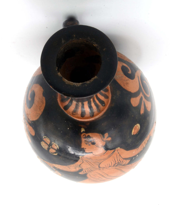 Apulian Red Figure Squat Lekythos