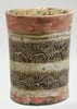 Mayan Incised Stucco Pottery Cylinder Vessel - Art for Eternity