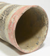 Mayan Incised Stucco Pottery Cylinder Vessel