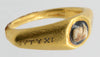 Roman Gold Cameo Inscribed Ring - Art for Eternity