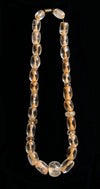 Chavin Rock Crystal Stone Bead Necklace