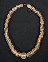 Chavin Rock Crystal Stone Bead Necklace