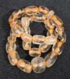 Chavin Rock Crystal Stone Bead Necklace