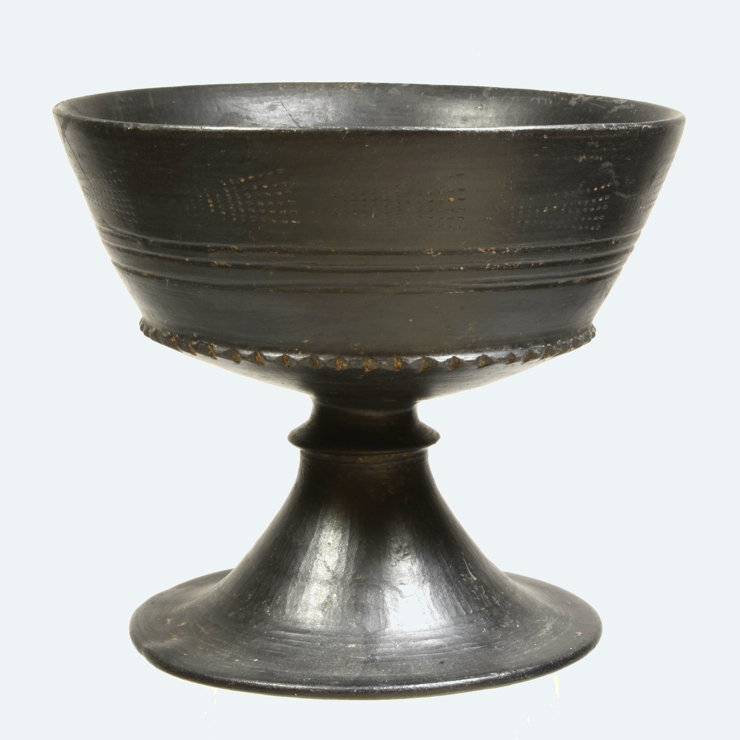 Etruscan Bucchero Pottery Chalice – Art for Eternity