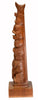 NWC Teak Wood Model Totem Pole - Art for Eternity