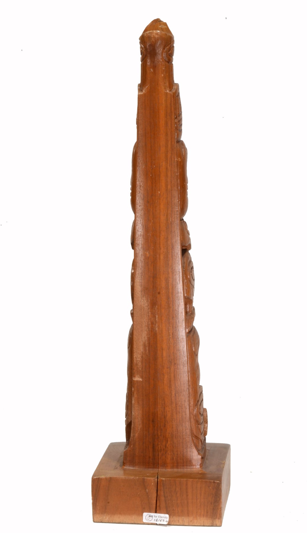 NWC Teak Wood Model Totem Pole - Art for Eternity