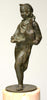 Hellenistic Bronze Standing Nude Youth Holding a Bird - Art for Eternity